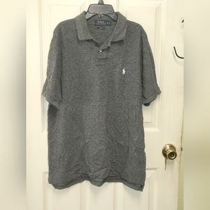 Polo Ralph Lauren XL Slim Fit Short Sleeve Gray Polo Shirt NWT